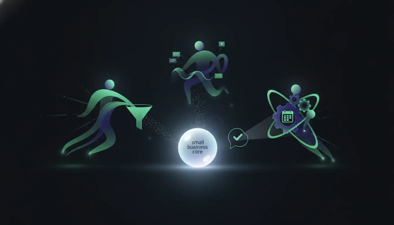 AI agents qualifying leads, following up, and booking appointments for a small business